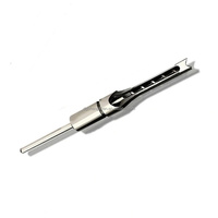 Jeu de forets hélicoïdaux en carbure d'acier rapide, diamètre de 6 à 12,7 mm, oxyde noir, kit d'outils de perçage du bois