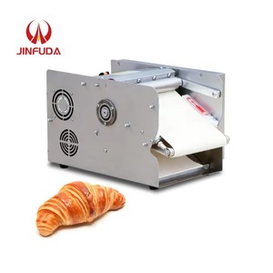 Machine à étaler la pâte à croissants électrique professionnelle, mini équipement de pâtisserie <span class=keywords><strong>pour</strong></span> la formation de croissants, état neuf <span class=keywords><strong>pour</strong></span> utilisation en boulangerie - Product Image 1