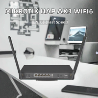 Router Nirkabel POE MikroTik C53UiG+5HPaxD2HPaxD HAP Ax3 Wifi6 2.5G untuk Komunikasi & Jaringan