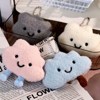 Nouvelle Broche Multifonctionnelle Décorative en Peluche Grande Nuage Mignonne et Créative, Pendentif, Pince à Cheveux, Porte-clés