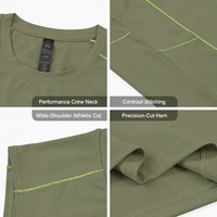 Canotta da Uomo in Tessuto Poliestere Premium, Design Personalizzato con Logo Stampato, Asciugatura Rapida, Traspirante, Leggera per Allenamento e Corsa