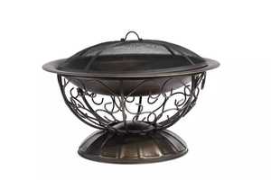 Estufa de cubierta de patio personalizable de pozo de fuego al aire libre de metal moderno personalizado con tazón de chimenea de patio trasero - Product Image 3