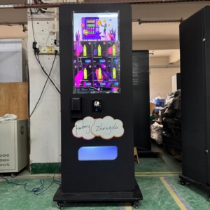 Distributeur automatique mural Zhongda de 32 pouces avec roulettes, acceptant les paiements en espèces et par carte de crédit, compatible SDK, conforme ADA - Product Image 5
