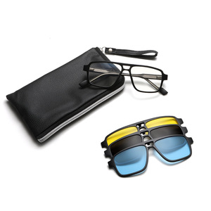 Lunettes de soleil magnétiques Greyjack, monture TR90, polarisées, protection contre la lumière bleue, unisexe, monture complète, protection UV à 100% - Product Image 5