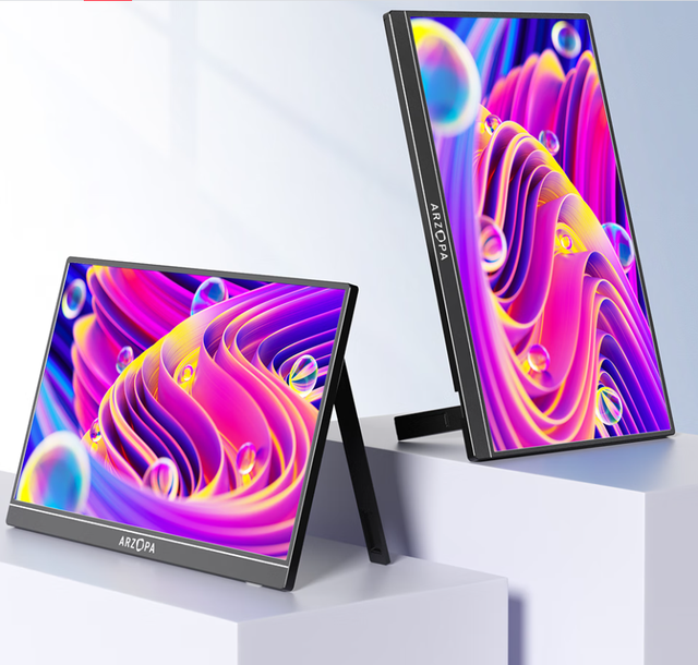 Arzopa Z1RC | 16" 2.5K 60hz Best IPS Portable Monitor with 123% SRGB Portable Business Monitor