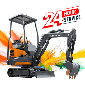 Mini Excavadora Nueva con Motor Yanmar EPA, Excavadora Pequeña de 1, 2 y 3.5 Toneladas con Orugas, Micro Excavadora para Granja - Product Image 4