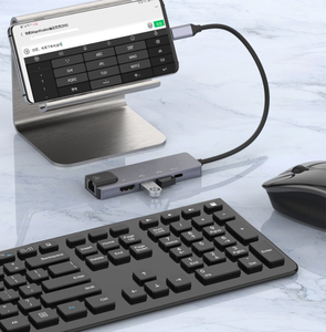 Sản xuất tại Trung Quốc <span class=keywords><strong>USB</strong></span>-C Loại C để HD HDTV 4K HD TV chuyển đổi hỗ trợ HD HDTV pd3.0 <span class=keywords><strong>USB</strong></span> RJ45 - Product Image 6