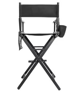 एकल जंगली एल्यूमीनियम निदेशक कुर्सी पोर्टेबल फोल्डेबल एल्यूमीनियम निर्देशक कुर्सी के साथ एल्यूमीनियम फ्रेम सैलून मेकअप कुर्सी - Product Image 3