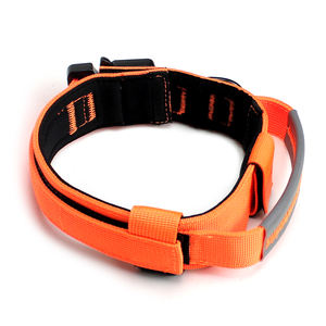 Hochleistungs-taktisches Hunde halsband für große Hunde Schnellverschluss-Metalls chnalle Weiches Welpen halsband aus massivem Polyester im klassischen Stil - Product Image 2