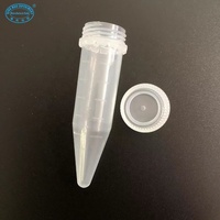 Tubes à centrifuger inférieurs coniques du laboratoire 5ml avec du CE de bouche de vis/ISO13485 certifié
