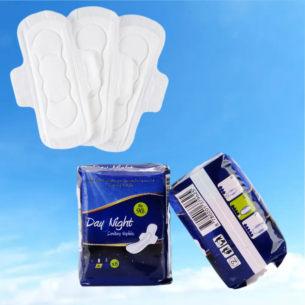 Almohadillas desechables para forro de bragas, almohadillas sanitarias transpirables superabsorbentes de algodón para mujeres