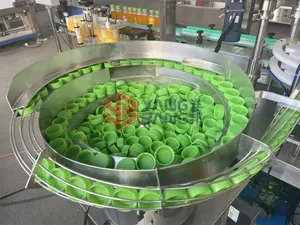 Ligne de production automatique de jus de fruits bouteille boisson vinaigre machine de remplissage de jus de yaourt lait et machine de capsulage