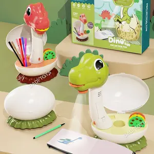 저장 공룡 계란 램프 그림 요리사 펜 아이 프로젝터 그림 장난감
