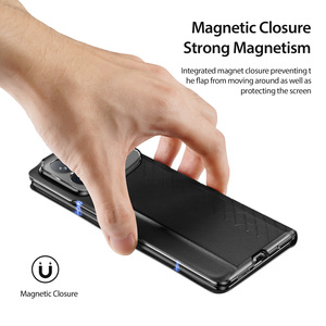 Nueva funda para teléfono con ranura para tarjetas, adecuada para Xiaomi Fold4 con pantalla plegable, funda con soporte integrado y ranura para tarjetas. - Product Image 4