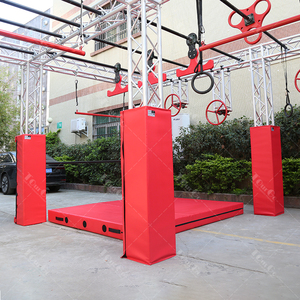 <span class=keywords><strong>Course</strong></span> de ninja intérieur obstacles exercice post-rembourrage tapis de poteau colonne de rembourrage de treillis de ninja - Product Image 1