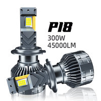 Bombillas LED para Automóviles de Alta Potencia de 12 V, 200 W, Universales, H1 H3 H4 9005 9006 H7 H11, Venta al por Mayor