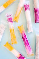 En stock, sac à fermeture éclair pour emballage de sucettes glacées, en plastique transparent, résistant aux basses températures, sans BPA, impression en gravure, biodégradable