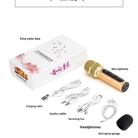 Microphone pour téléphone portable C11 / Microphone pour TikTok Live Song Card, pour salutations et chansons