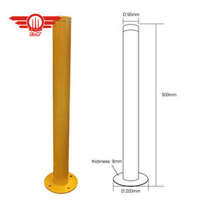 Наружные защитные столбики, вертикальные стойки безопасности, оцинкованные стальные столбики - Product Image 4