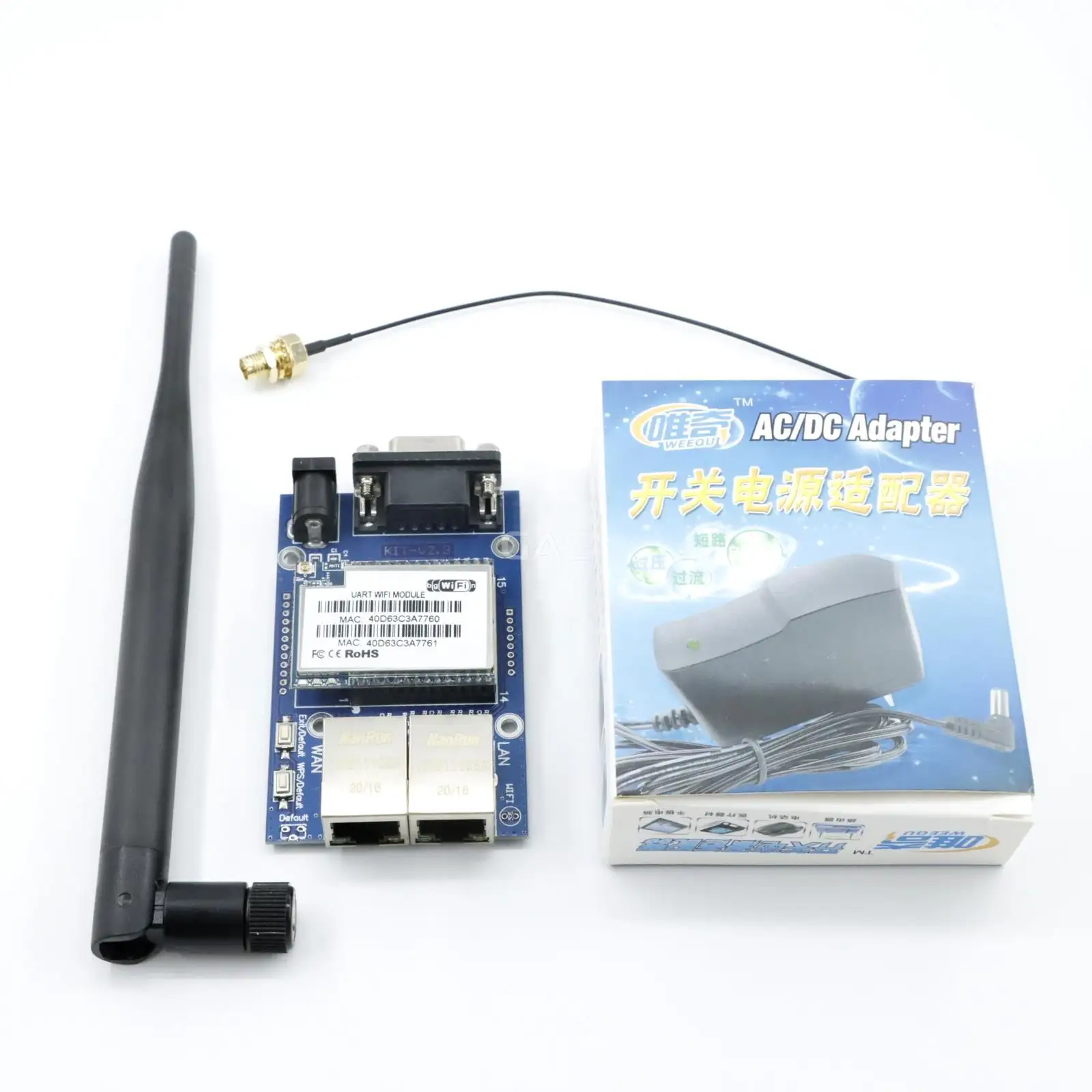 Hi-Link RM04 Industrial Serial a Wifi Ethernet WIFI Módulo Smart Home Control