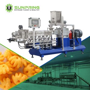 Machine à fabriquer des <span class=keywords><strong>Cheetos</strong></span> Puffs SunPring, extrudeuse d'aliments, ligne d'extrusion de snacks - Product Image 1