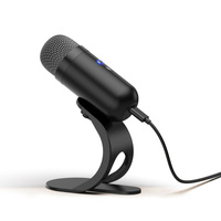 Microphone à condensateur professionnel pour ordinateur, microphone filaire pour enregistrement en studio, Skype