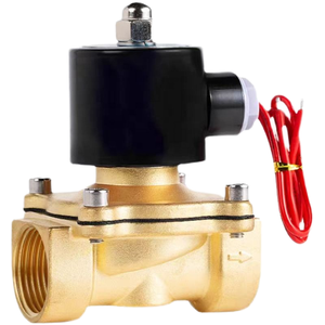 صمام تحكم كهربائي 2W160-1/2 من النحاس والفولاذ المقاوم للصدأ، 12 فولت و24 فولت، 1 بوصة، SS304، مغلق عادةً، للماء والغاز، 10 بار، OEM - Product Image 2