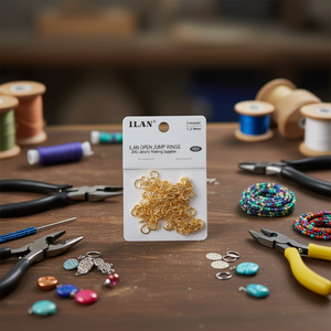 Anelli Aperti Ilan 1.2x9mm Oro 20G Forniture per Creazione di Gioielli - Product Image 3