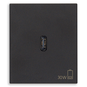 <b>USB</b> C PD Power Adapter 30W Black <b>Wall</b> Charger - Product Image 1