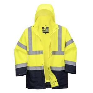 PORTWEST - S766YNRXXXL Hi-vis Essential 5-en-1 chaqueta azul marino Amarillo/azul-EAN 5036108286300 ROPA DE TRABAJO DE 2017 - Product Image 1