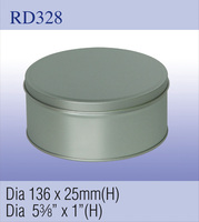 Boîte de rangement ronde portable en fer blanc noir, conteneur métallique personnalisable pour baume corporel, cire capillaire, pâte solide, cosmétiques