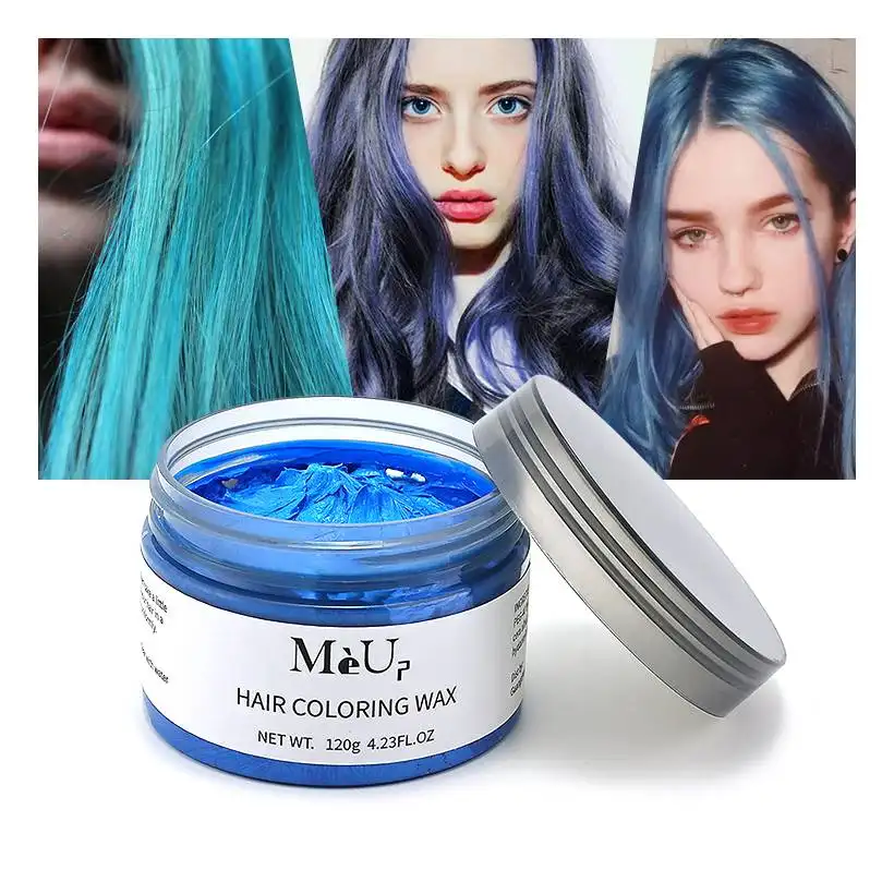Professional Salon DIY Custom Colors Hair Care Styling Hair Dye Lightness Clay Temporary Cream Gel Hair Color Wax