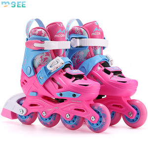 Seemore Thương hiệu bán buôn có thể điều chỉnh Breathable giày trượt băng Con lăn Inline Giày trượt cho trẻ em trẻ em - Product Image 6