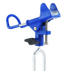 Soporte para Cañas de Pescar de Nailon Reforzado, Ajustable, Multifuncional, para Uso en el Mar, Versión Azul y Roja, Montaje en Suelo - Product Image 2