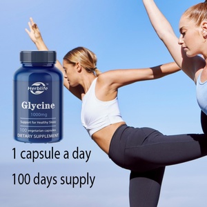 Capsules de glycine à vente chaude OEM/ODM pour adultes, compléments alimentaires à base de plantes, soutien du sommeil, soutien immunitaire - Product Image 4