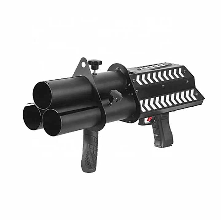 3 Hand Hold Electric Shooter Three Head Barrels Popper Machine Battery ...