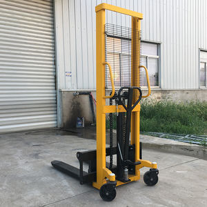 1500 किलोग्राम 1.6 मीटर हैंड स्टेकर मशीन हाइड्रोलिक हैंडलिंग स्टैकिंग उपकरण मैनुअल फोर्कलिफ्ट स्टेकर सस्ती कीमत - Product Image 5