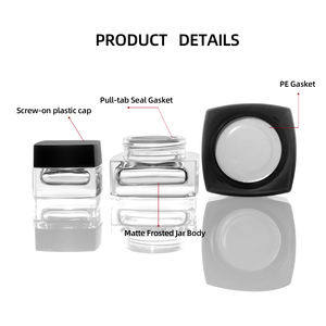 <span class=keywords><strong>Pot</strong></span> en verre à large ouverture vide pour baume à lèvres et crème <span class=keywords><strong>de</strong></span> soin - Product Image 5