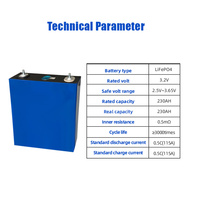Baterai Lithium Lifepo4 3.2v 12v 24v 32v 230ah 200ah Baru Kelas A Gudang EU Dengan Kode QR Utuh