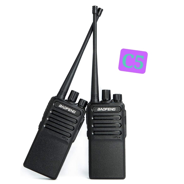 Baofeng C5 UHF 400-480MHz Handheld Two-Way Radio Portable Walkie Talkies