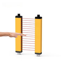 Capteur de barrière lumineuse avec espacement de 20 mm, 14 faisceaux, NPN PNP NC, 12-24 V, capteur de sécurité à faisceau infrarouge pour zone industrielle