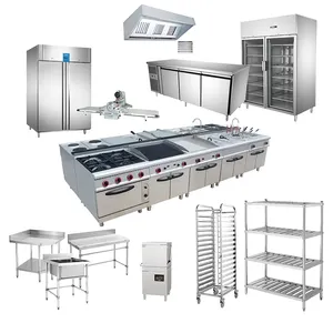 Professional hotel equipment suppliers full set kitchen equipment for restaurant & hotel kitchen/ stainless steel equipment