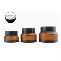 15ml 30ml 60ml 100ml 120ml Bouteille en verre vide pour soins de la peau 15g 30g 50g 100g Pot en verre à épaule inclinée