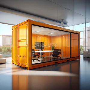 Contenedor Prefabricado de 20 pies, Moderno y de Lujo, Listo para Usar, para Oficina o Vivienda, Casa Modular Prefabricada, Resistente y Duradera - Product Image 2