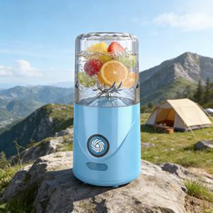 Mini Licuadora Portátil de 260 ml con Batería USB, 2 Cuchillas, Resistente, Libre de BPA, a Prueba de Fugas, para Triturar Hielo y Hacer Smoothies, para Auto - Product Image 1