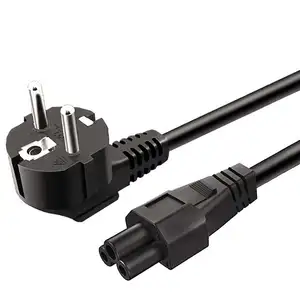 Cavo spina di alimentazione Standard europeo Ac C13 220v 3 Pin rotondo Computer Vde Power Cord1.5m cavo di alimentazione spina standard europeo 250V