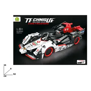Kit de Construcción de Coche de Carreras de Plástico, 486 Piezas, para Niños de 6 Años en Adelante - Product Image 1