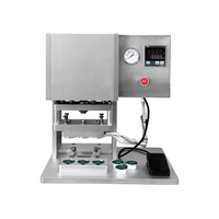 Machine de scellage de gobelets en aluminium de haute qualité pour service client en direct, petite machine d'emballage de thé en conserve