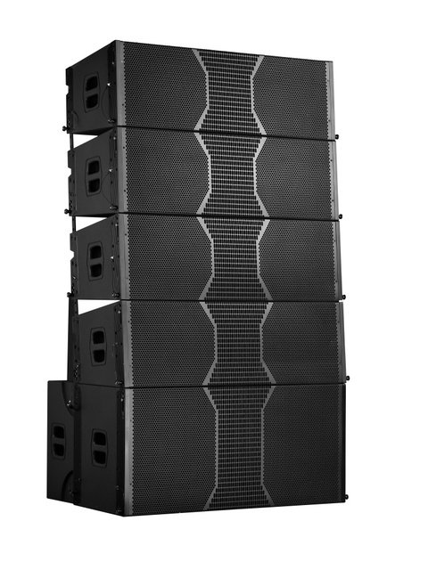 Pro Audio Dual 12 Inch Line Array Speaker System for Large Performances Stadiums Theaters Outdoor Shows