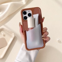 Coque de téléphone en silicone liquide antichoc pour iPhone